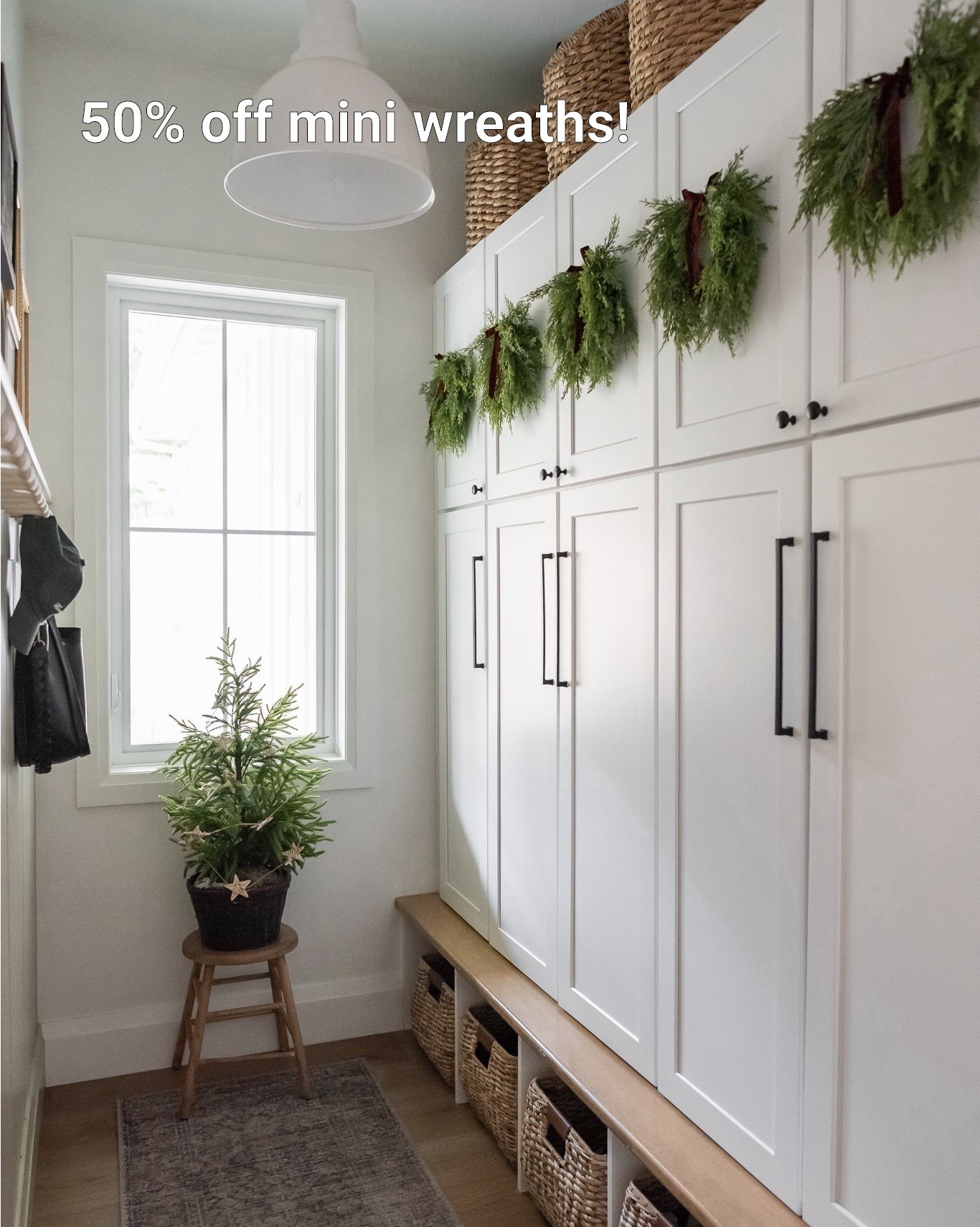 50% off my mini wreaths! 

Christmas decor, holiday decor, wreath, cedar, Norfolk, pine, locker room, holiday, home, decor, Christmas, home, decor, sale, half off, Black Friday, cyber Monday, cyber week

#LTKHoliday #LTKFindsUnder50 #LTKHome