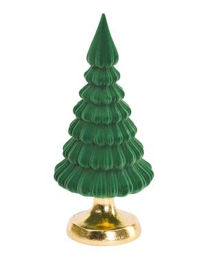 15In Flocked Christmas Tree On Pedestal | TJ Maxx