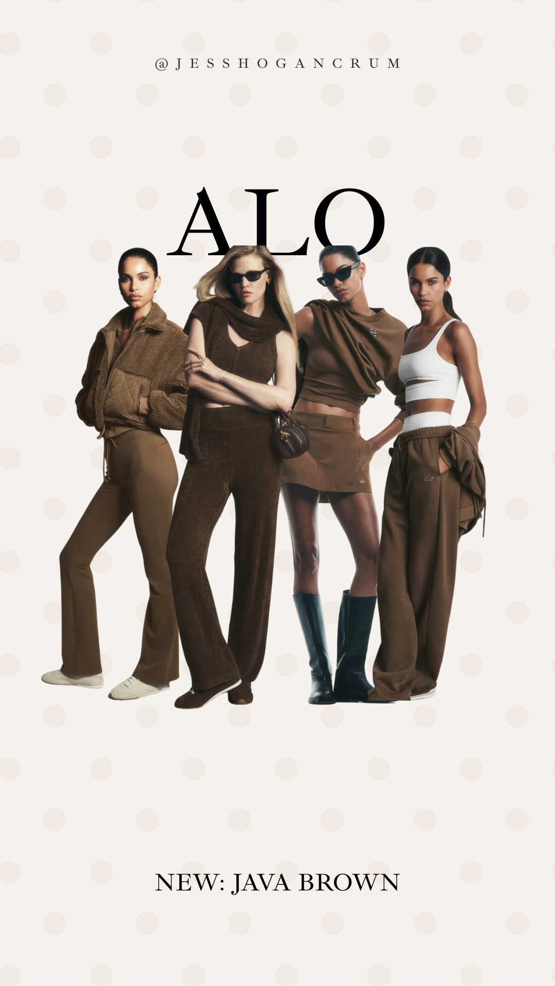 new alo color: java brown

new arrivals, new alo yoga, workout sets, pilates outfits, activewear, jess crum 

 #LTKootd #LTKActive