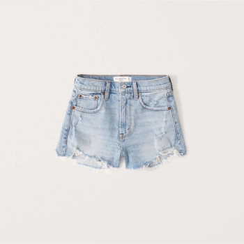 Mid Rise Mom Shorts | Abercrombie & Fitch (US)