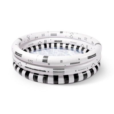 Minnidip Cabana Stripe Kiddie Pool - Black/White | Target