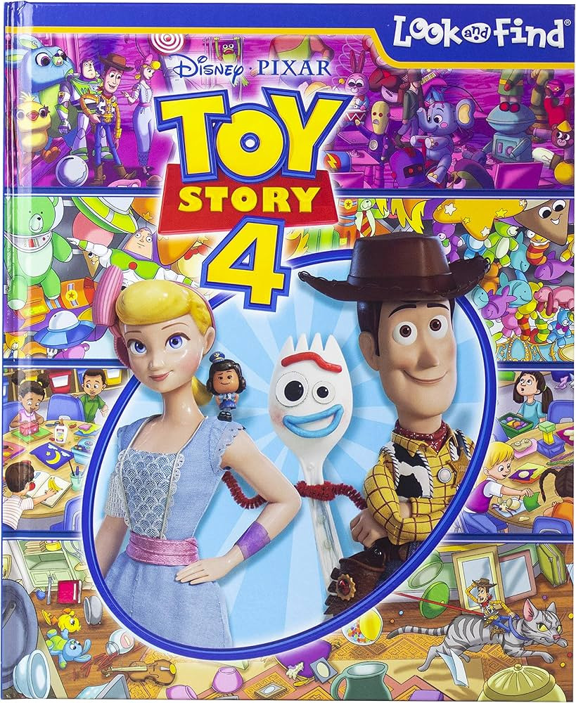 Disney Pixar Toy Story 4 Woody, Buzz Lightyear, Bo Peep, and More! - Look and Find Activity Book ... | Amazon (US)