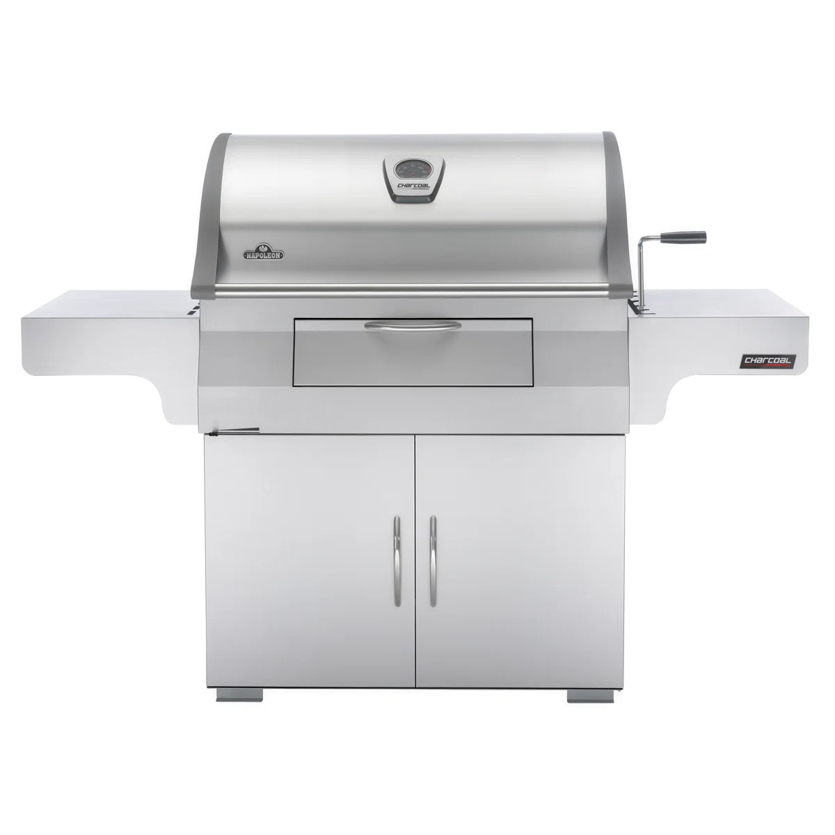 Napoleon 67.5" Professional Charcoal Grill with Smoker | Wayfair North America