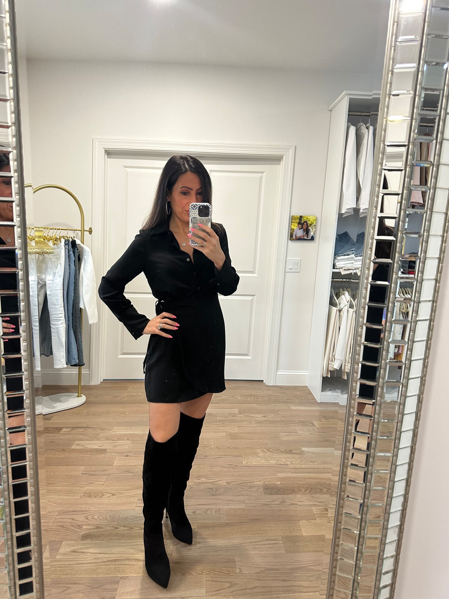 Today ootd when it’s spring season but the weather is winter you being out your boots lol 😂 

#LTKPetite #LTKSaleAlert #LTKWorkwear