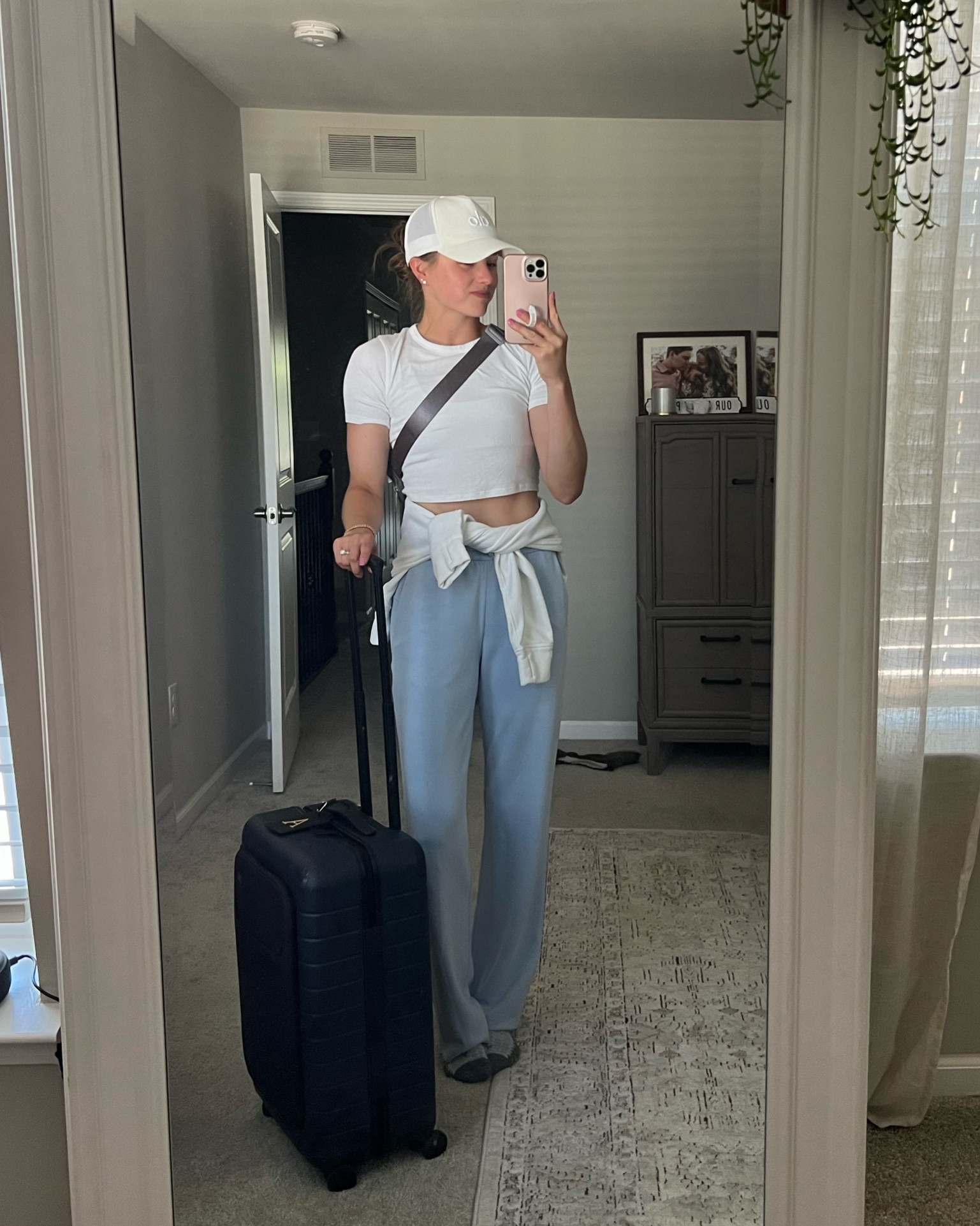 Size 8 tshirt, size 6 pants 😊 my favorite suitcase and so worth it!  

#LTKFindsUnder100 #LTKActive #LTKTravel