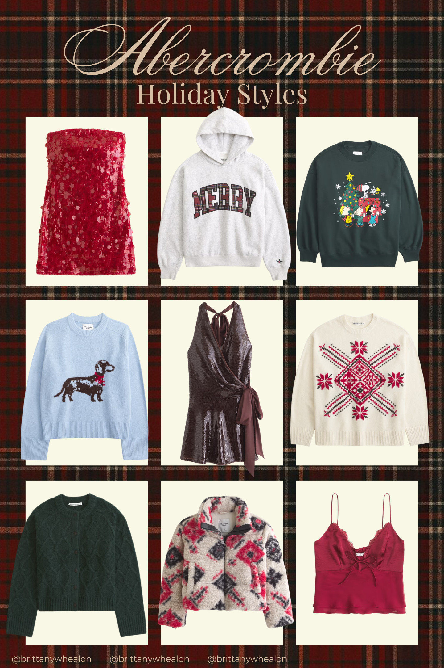 Abercrombie Holiday Styles. Use code CYBERAF for additional 15% off sale price 

 #LTKGiftGuide #LTKHoliday
