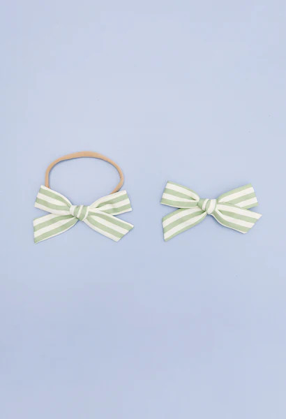 Pistachio Summer Stripe Poppy | Little Poppy Co