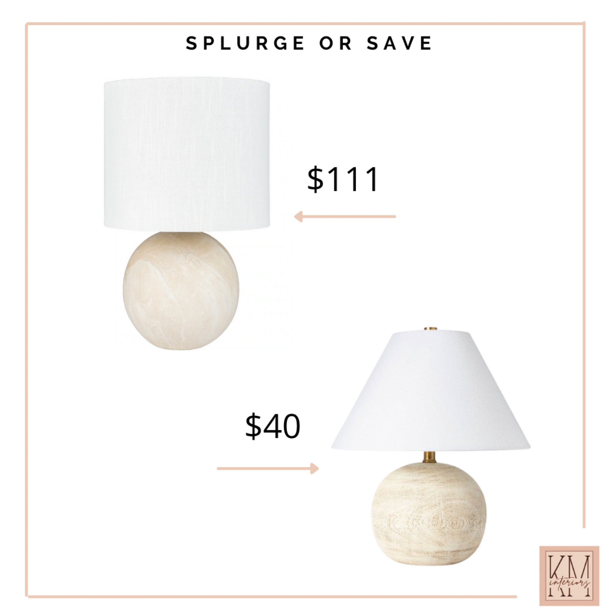 Splurge or save. Lamp dupe 

#LTKhome #LTKfamily #LTKFind