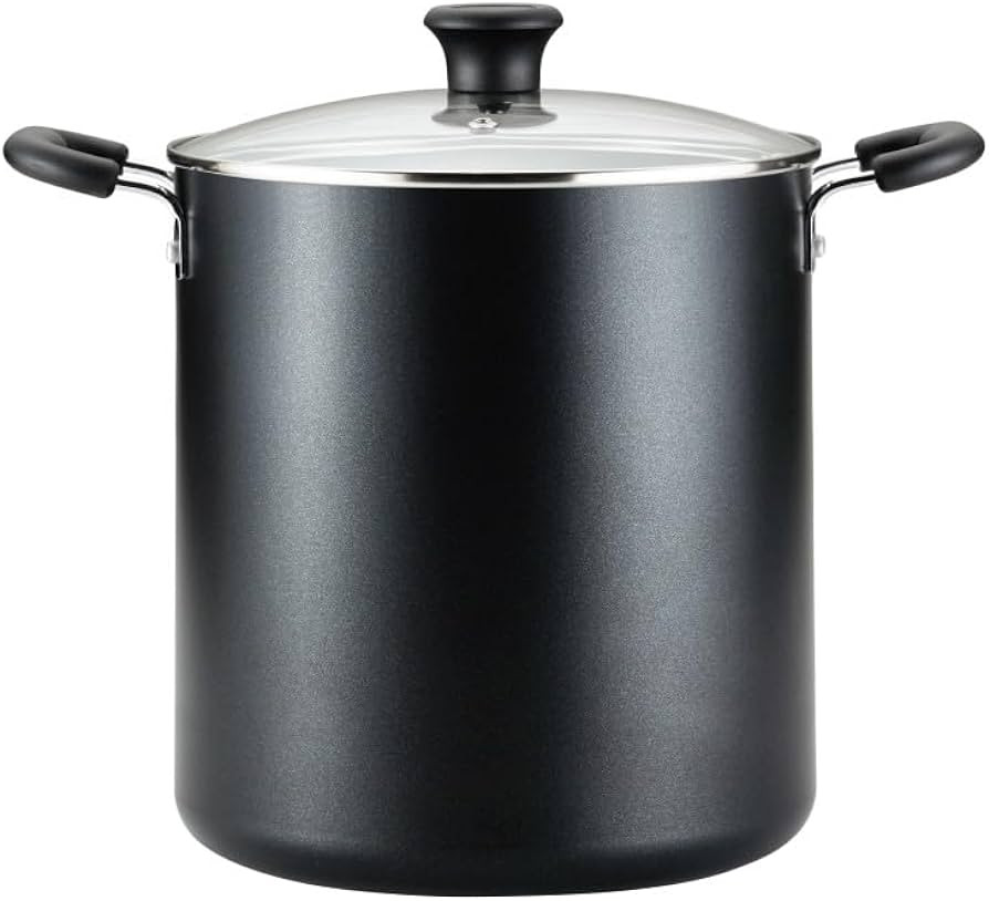 T-fal Initiatives Nonstick Stockpot 8 Quart Oven Safe 350F Cookware, Pots and Pans, Dishwasher Sa... | Amazon (US)