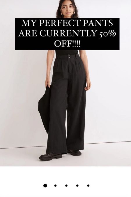 THE PERFECT PANTS ARE 50% OFF WITH CODE “EXCLUSIVE"