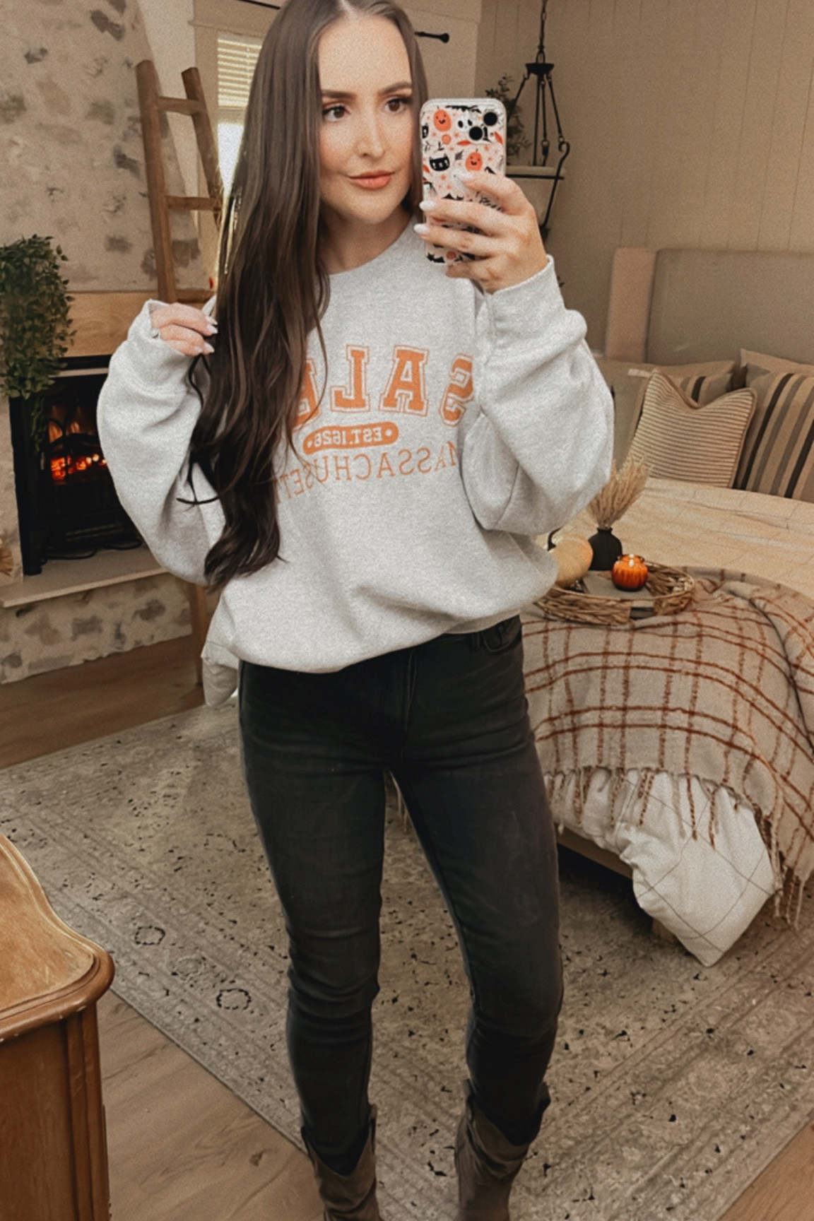 Salem Massachusetts sweater, fall sweater, Halloween sweater, same crewneck, sweater style, fall outfits

Wearing size XL in color ASH- Size up for oversized fit 

#LTKSeasonal #LTKHalloween #LTKstyletip