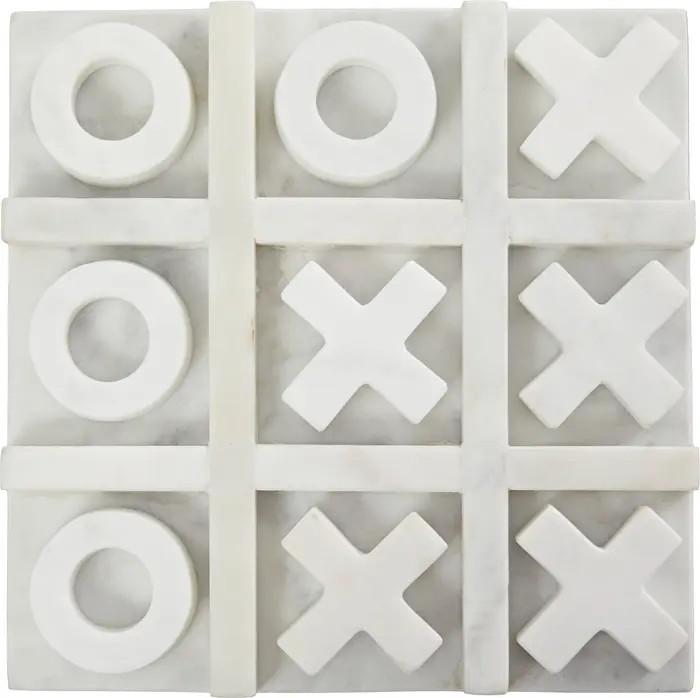 VIVIAN LUNE HOME Marble Tic Tac Toe Set | Nordstromrack | Nordstrom Rack
