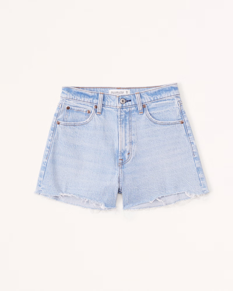 High Rise 90s Cutoff Short | Abercrombie & Fitch (US)