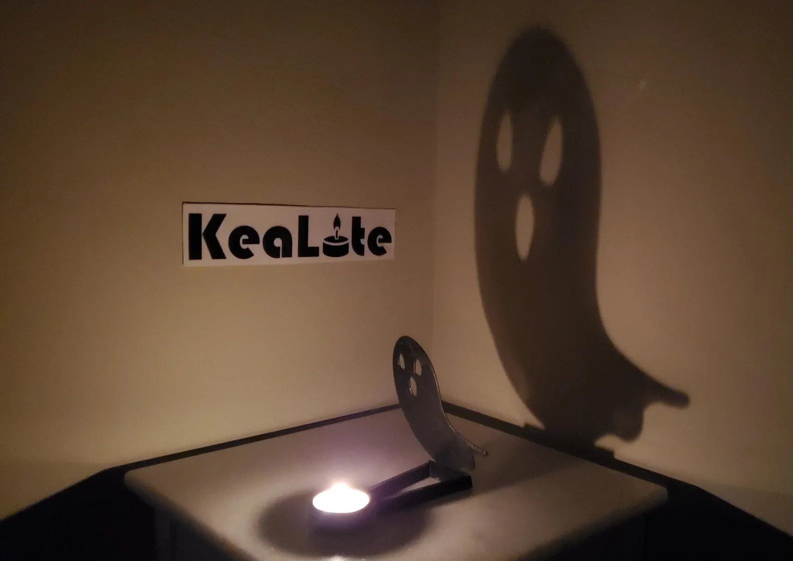 KeaLite Spooky Ghost Shadow Caster (Tealight candle sold separately) *Buy Any 2 KeaLites & Get Fr... | Etsy (US)