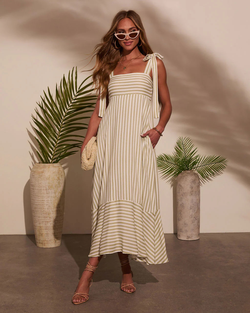 Colene Striped Maxi Dress | VICI