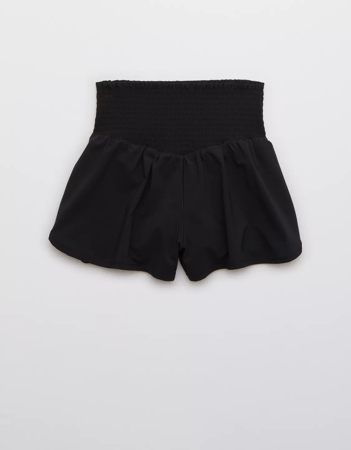 OFFLINE By Aerie Real Me Smocked Running Short | American Eagle Outfitters (US & CA)