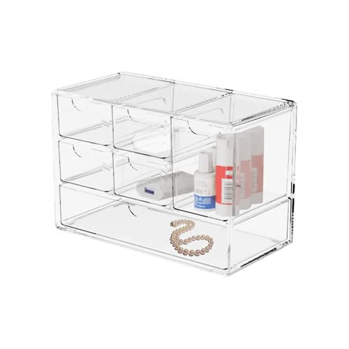 Desktop Drawer - Drawer Organizer | Desktop Storage Drawers | Transparent Storage Drawers | Documents Desk Organizer | Desk Organization Compartments For Office Supplies, Pencils, Erasers | Amazon (US)