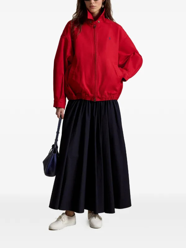 Polo Ralph Lauren zip-fastening Jacket | Red | FARFETCH UK | Farfetch Global