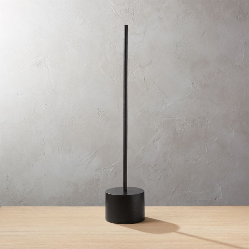 Rough Cast Black Toilet Paper Storage Tower + Reviews | CB2 | CB2