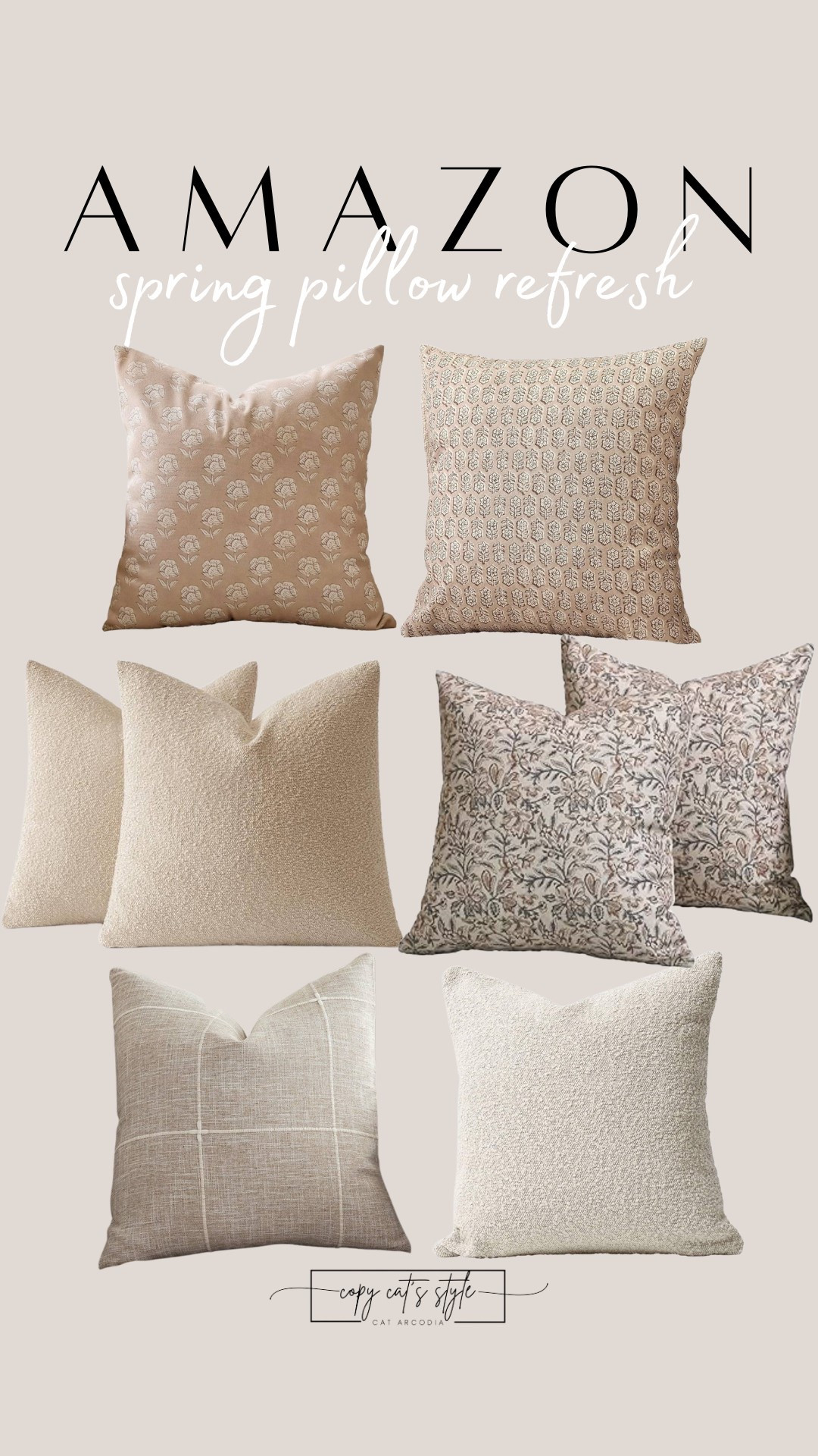 Amazon pillow covers. Spring pillow refresh. 

#LTKFindsUnder50 #LTKHome #LTKSaleAlert