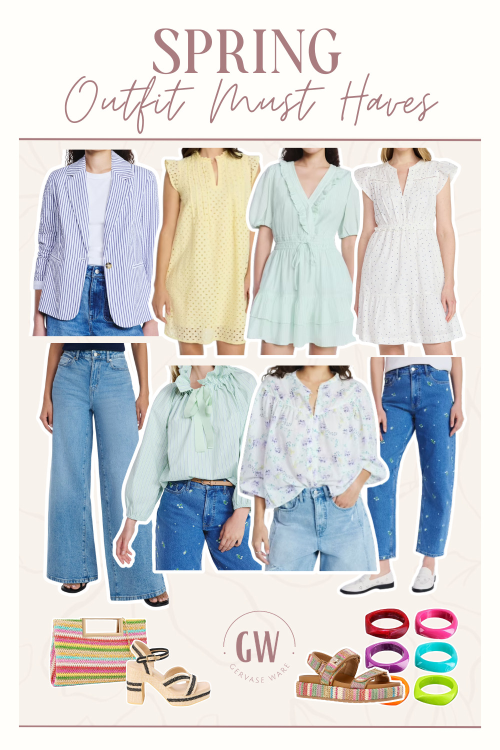 Spring outfit must-haves you’ll wear on repeat.
#SpringStyle #WardrobeEssentials #LTKStyle 

 #LTKSpringSale #LTKootd #LTKmomlife