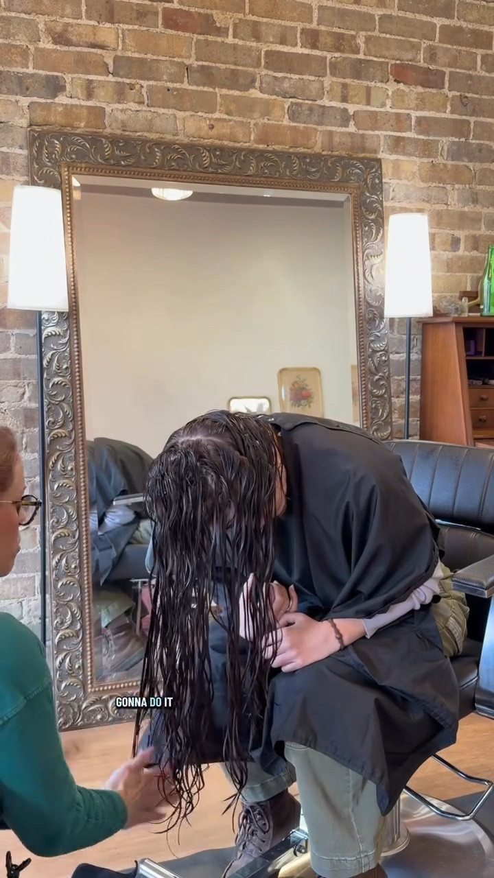 Here is how I styled out this guests long wavy hair. Turned out so pretty. #longhair #longhairdontcare #longwavyhair #ohiohairstylist