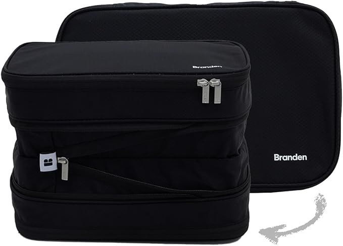 Branden Compression Packing Cube, X-Large, Black | Travel Essentials l Luggage Organizer l Self C... | Amazon (US)