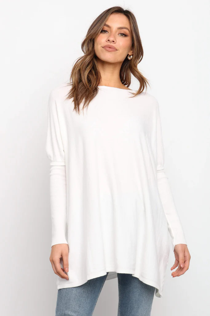 Jemima Sweater - White | Petal & Pup (US)