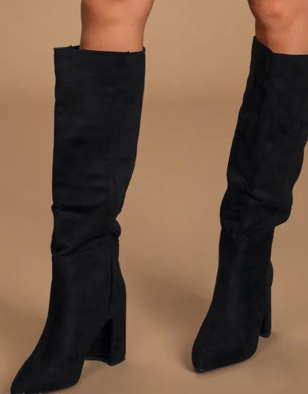 Tall black heeled boots on sale 

#LTKshoecrush #LTKFind #LTKsalealert