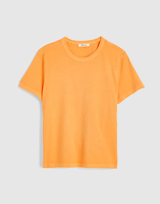 The Perfect Crewneck Tee in Allday Jersey | Madewell