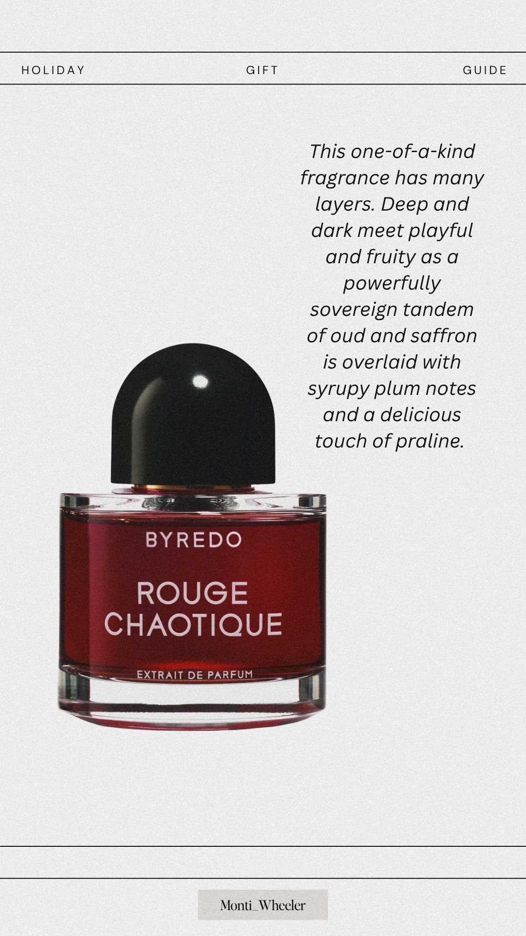 A few fave Byredo fragrances. These will make a special gift for someone special or add to your own collection! 

 #LTKGiftGuide #LTKHoliday #LTKBeauty