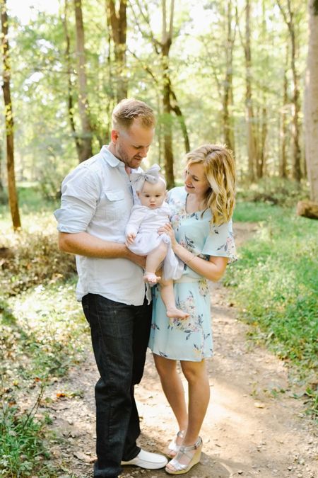 Family photography // men’s outfit for pictures: dark jeans & a light blue button up // women’s outfit for pictures: blue sundress and sandals // baby outfit for pictures: white onesie, gray tulle skirt and gray bow

#LTKfamily #LTKmens #LTKbaby