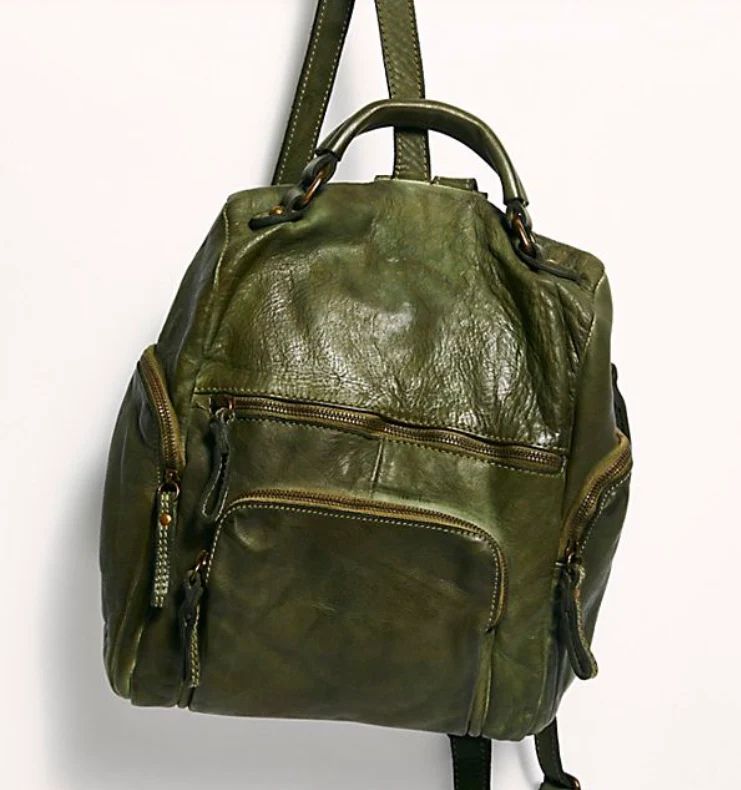Mia Backpack in Olive | Bolsa Nova Handbags