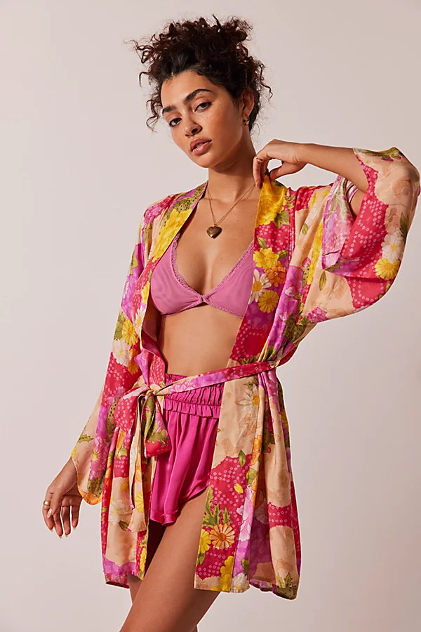 Joshua Tree Robe by Spell at Free People, Candy, M/L | Free People (Global - UK&FR Excluded)