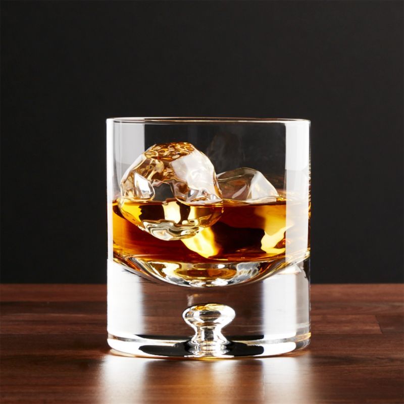 Direction 9 oz. Double Old-Fashioned Glass + Reviews | Crate and Barrel | Crate & Barrel