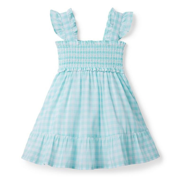 The Emily Gingham Smocked Sundress | Janie and Jack