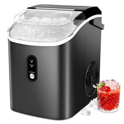 COWSAR Nugget Ice Maker Countertop, Chewable Pebble Ice 34Lbs Per Day, Crunchy Pellet Ice Cubes M... | Amazon (US)