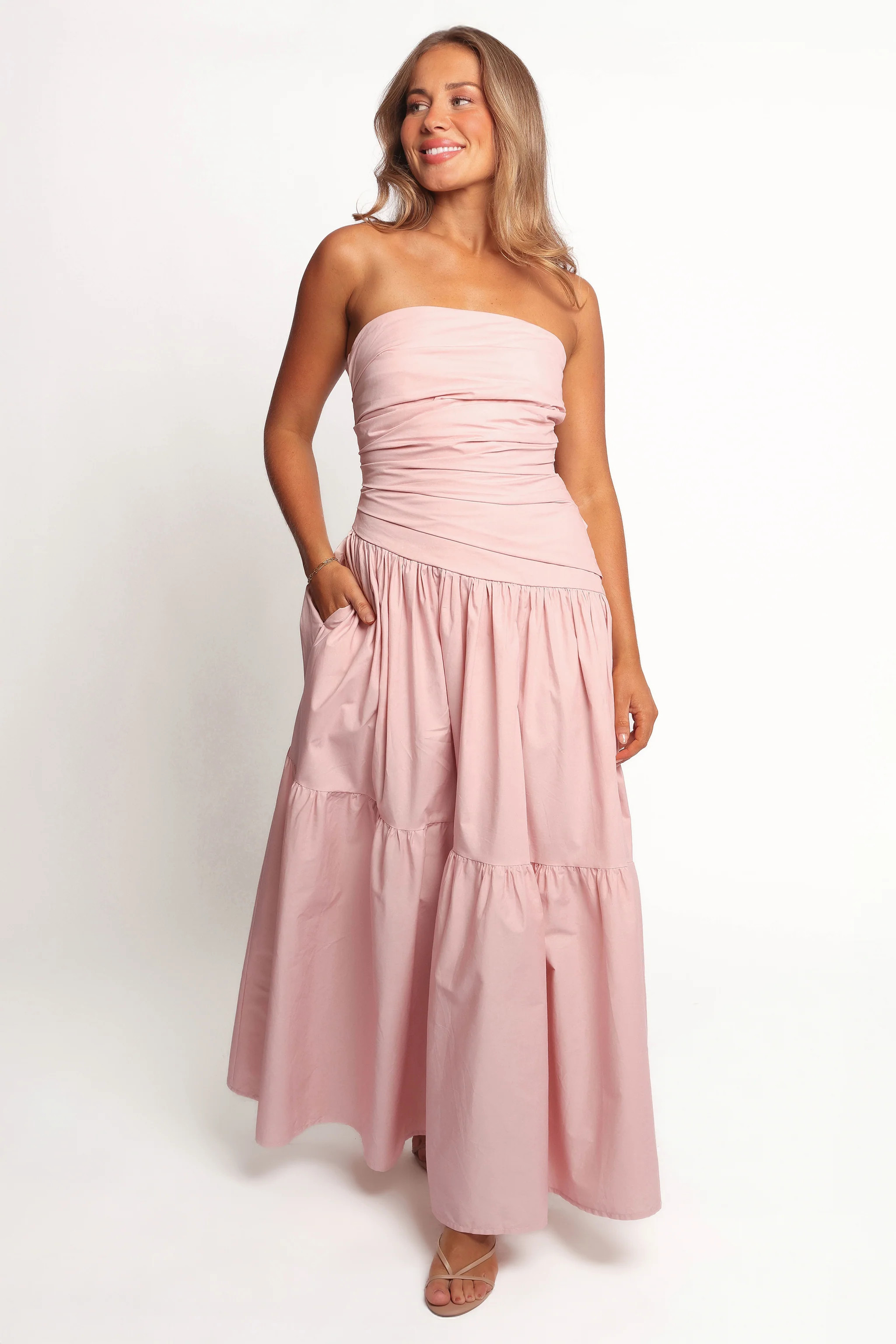 Blanche Strapless Maxi Dress - Orchid | Petal & Pup (US)