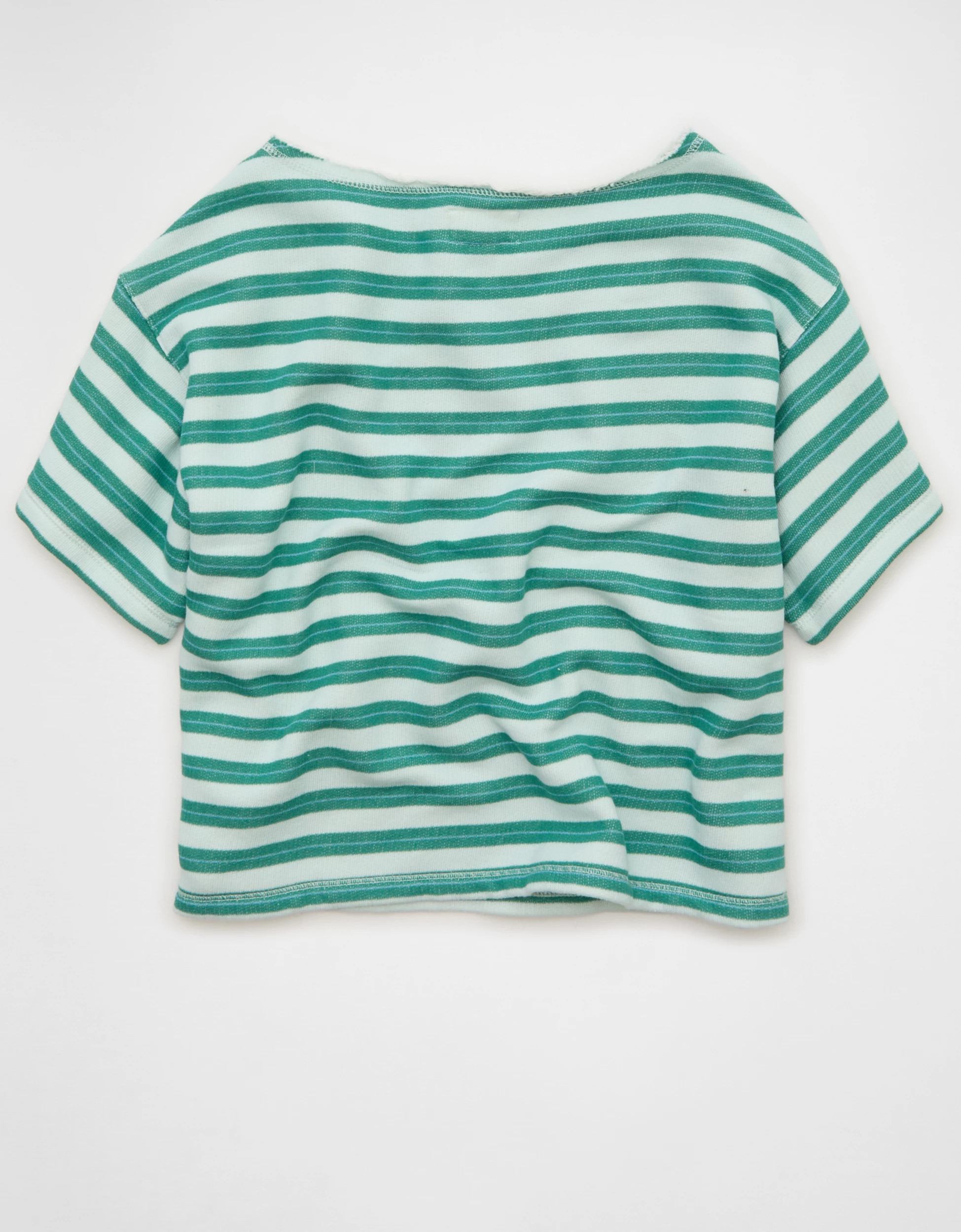 AE Off-the-Shoulder Short-Sleeve Sweatshirt | American Eagle Outfitters (US & CA)