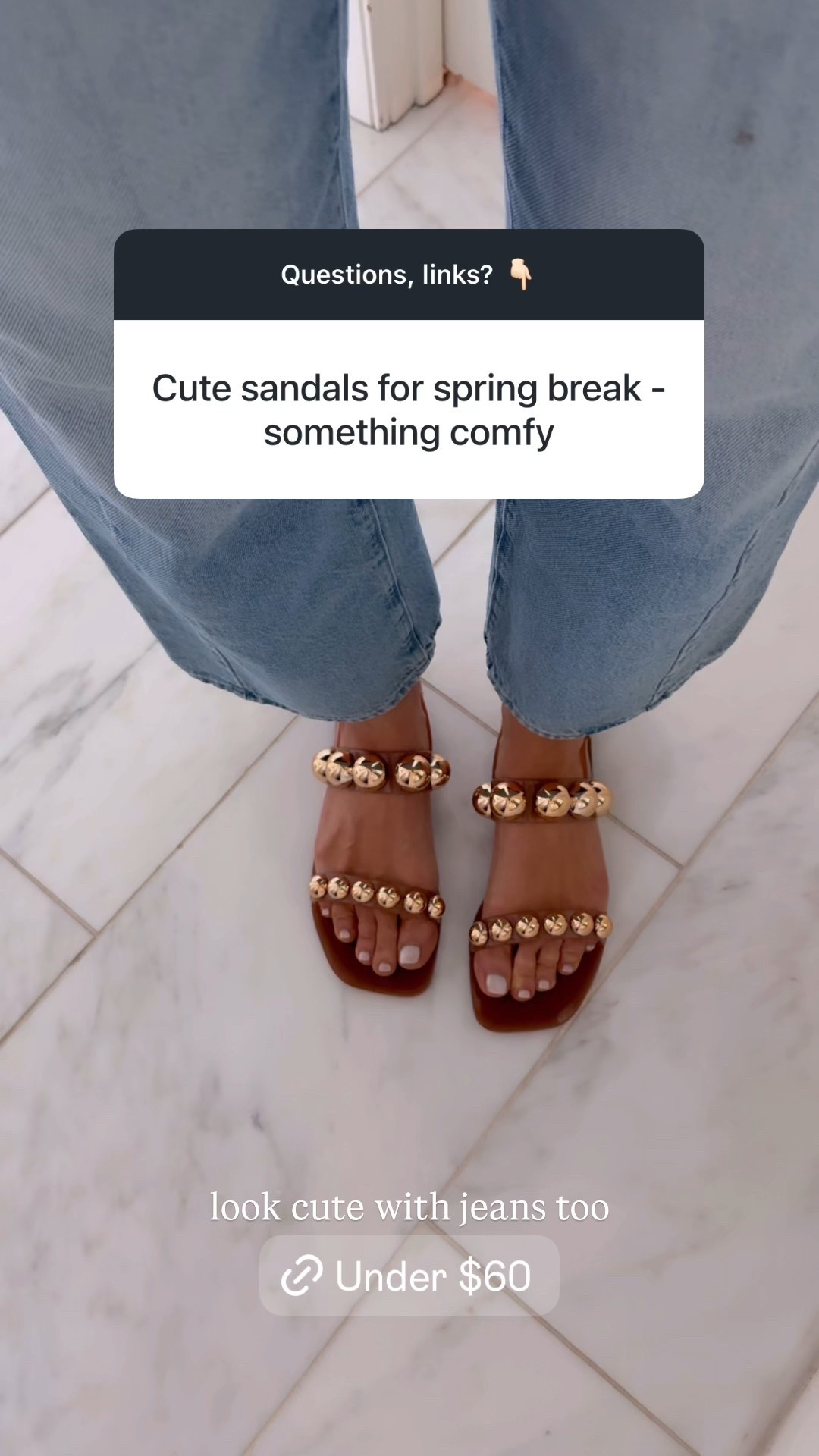 Love these jellie sandals 