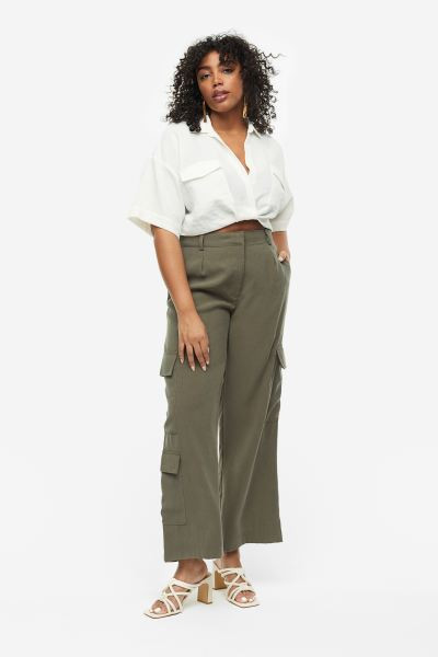 Knot-detail Crop Shirt | H&M (US + CA)