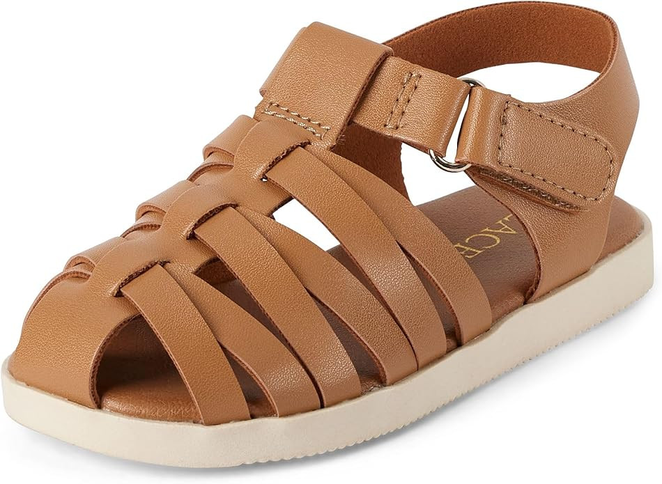 The Children's Place girls Baby Girls and Toddler Fisherman Sandals | Amazon (US)