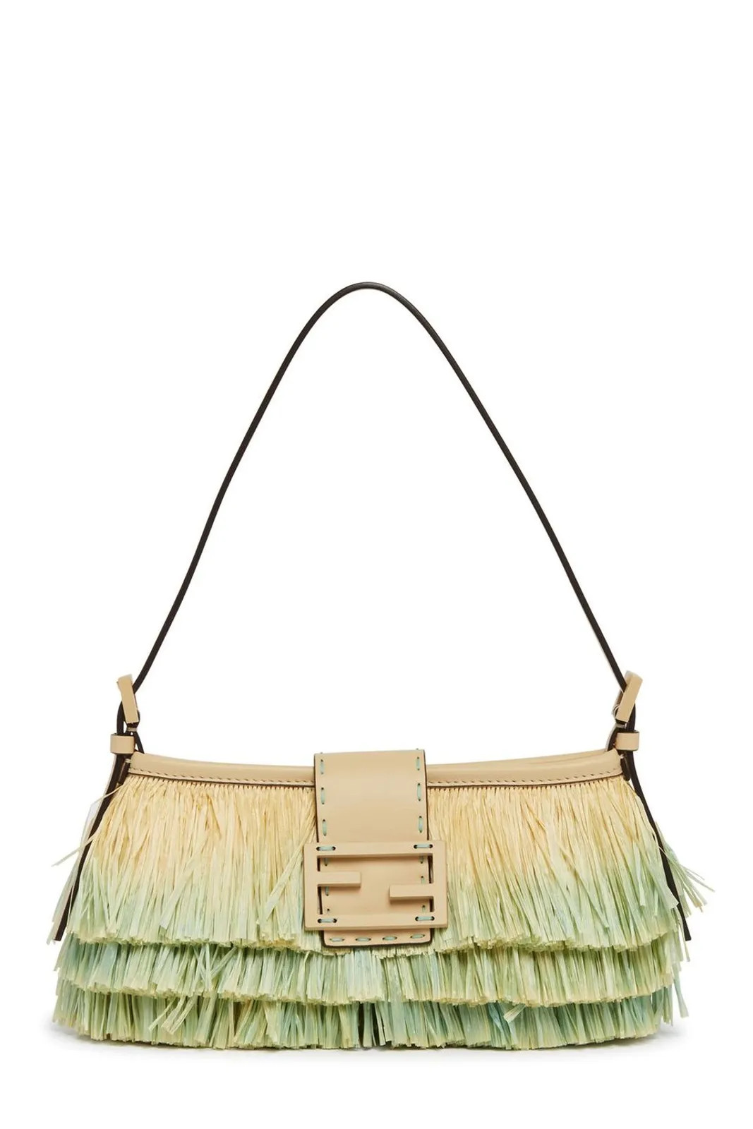 Fendi Baby B. Fringed Gradient Shoulder Bag | Cettire Global