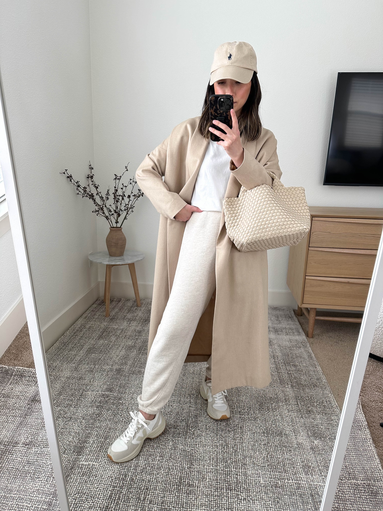 School drop-off outfit ideas. Coat is old AYR. Not too many similar options out there. 

Coat - AYR xs
Tee - Everlane Medium
Sweats - jenni Kayne xs
Sneakers - Veja 36
Bag - Naghedi mini in ecru
Hat - Polo Ralph Lauren 

Petite Style, Neutral outfit, capsule wardrobe, minimal style, street style outfits, Affordable fashion, Spring fashion, Spring outfit,

#LTKfamily #LTKshoecrush #LTKSeasonal