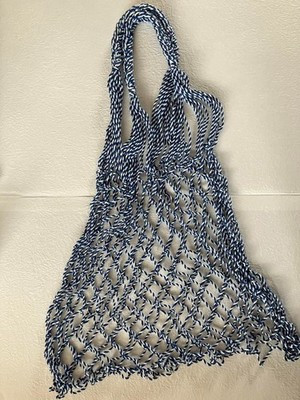 Celine Phoeb Philo Era Novelty Mesh Net Bag Blue Novelty Near Mint | eBay US
