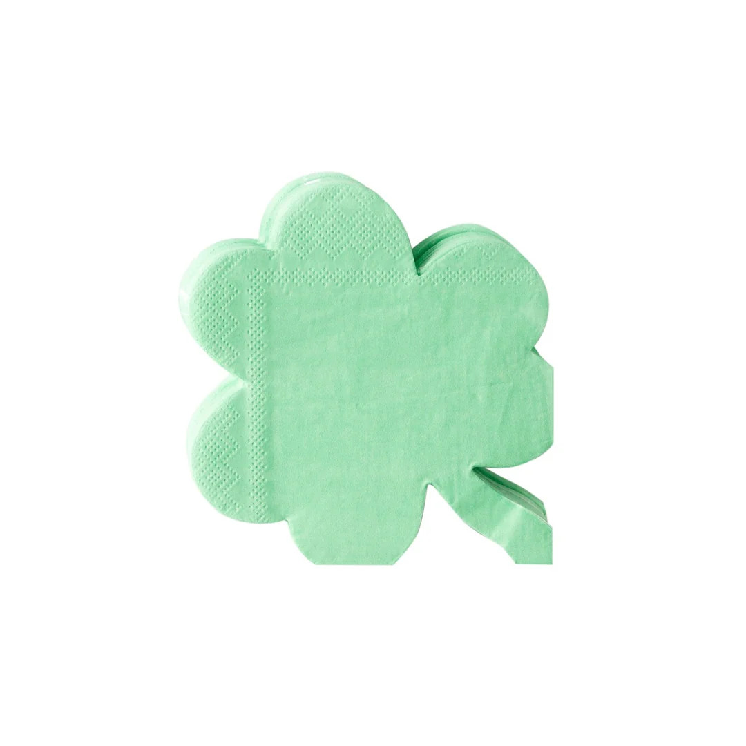 Shamrock Shaped Cocktail Napkin | My Mind's Eye