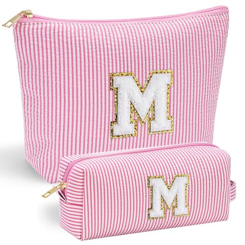 YOOLIFE Valentines Day Gifts for Kids Girls Teen Girl - Pink Preppy Makeup Bag Best Friend Birthd... | Amazon (US)