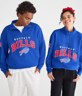 Buffalo Bills Quarter-Zip Sweatshirt | Aeropostale