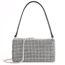 Crystal Crossbody Bags for Women Rhinestone Evening Purse for Women Rhinestone Bags with Chain We... | Amazon (US)