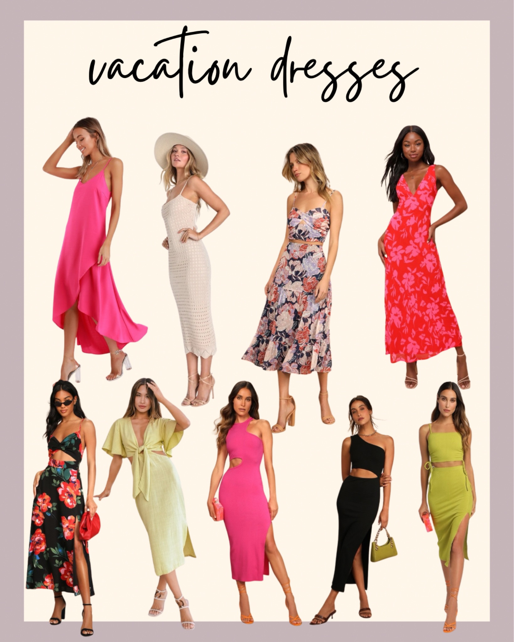 Vacation dresses 🏝️ 

#LTKSeasonal #LTKtravel #LTKMostLoved